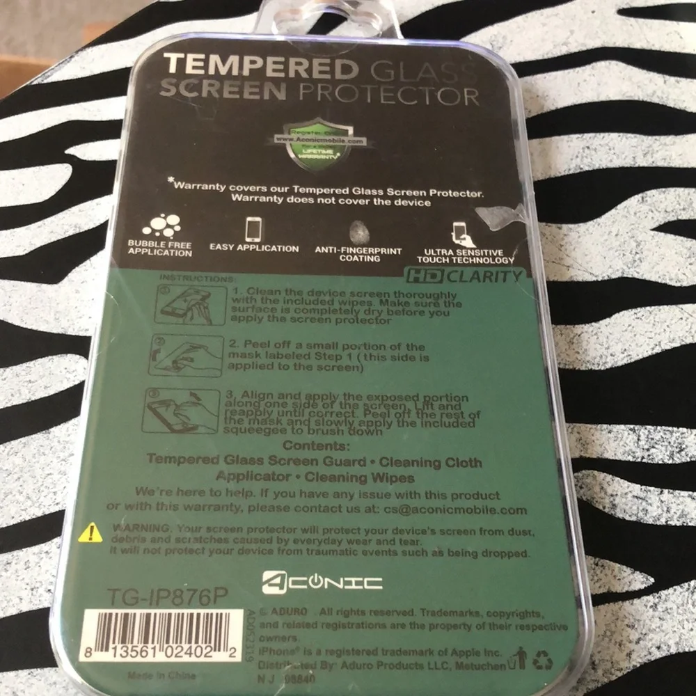 Temper Glass screen protector